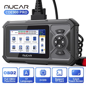 MUCAR CDE900 Pro OBD2 כלי אבחון מנוע TCM ABS, SRS מערכת אבחון אוטומטי קוד Reader סורק את כל המכוניות